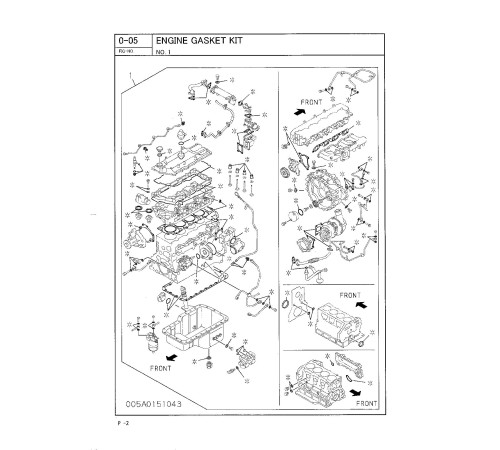 Hitachi Zaxis 250W-3 Wheeled Material Handler set of Parts Catalogs