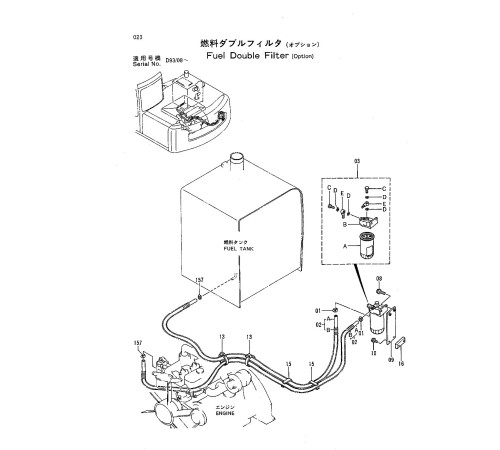 Hitachi EX120-2 Crawler Excavator set of Parts Catalogs