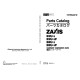 Hitachi Zaxis 35U-3, Zaxis 35U-3F, Zaxis 38U-3 and Zaxis 38U-3F Compact Excavator set of Parts Catalogs