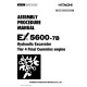 Hitachi EX5600-7B (Tier 4 Final Cummins engine) Hydraulic Excavator set of Service Manuals