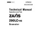 Hitachi Zaxis 290LC-5G (PIN. from 1FFDDFH1_ _C830001) Crawler Excavators set of Service Manuals download