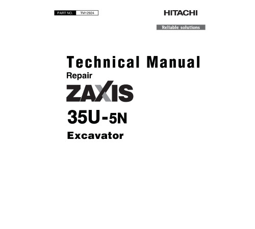 Hitachi Zaxis 35U-5N (PIN. from HCMADG60_ _0270003-) Compact Excavators set of Service Manuals download Hitachi Zaxis 35U-5N (PIN. from HCMADG60_ _0270003-) Compact Excavators set of Service Manuals download