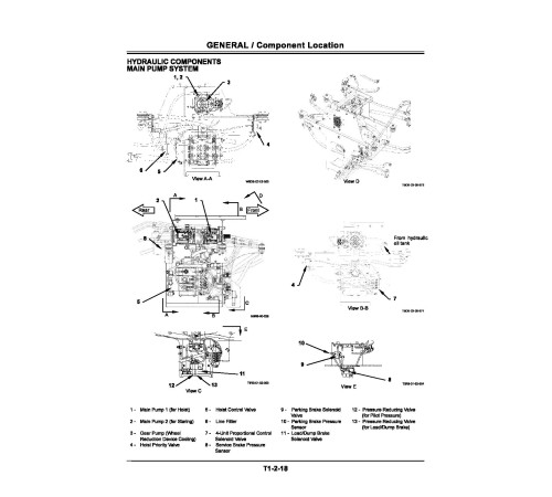 Hitachi EH3500AC-II Rigid Dump Truck set of Service Manuals