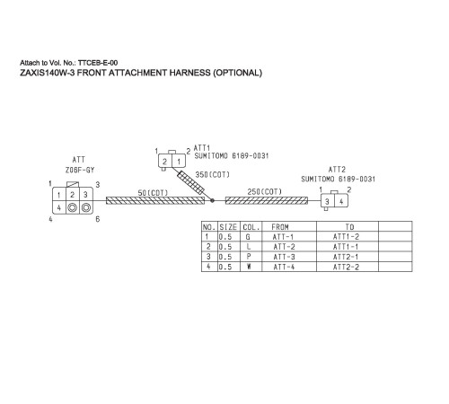 Hitachi Zaxis 140W-3 Wheel Excavator set of Service Manuals