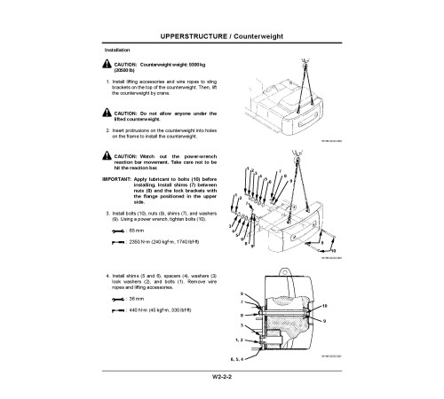 Hitachi EX400-5, EX400LC-5 and EX450LC-5 Crawler Excavator set of Service Manuals