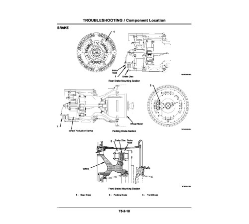 Hitachi EH3500AC-II Rigid Dump Truck set of Service Manuals