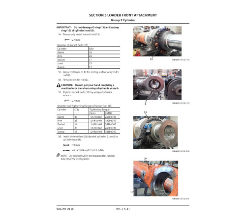 Hitachi EX5600-7B (Tier 4 Final Cummins engine) Hydraulic Excavator set of Service Manuals Hitachi EX5600-7B (Tier 4 Final Cummins engine) Hydraulic Excavator set of Service Manuals