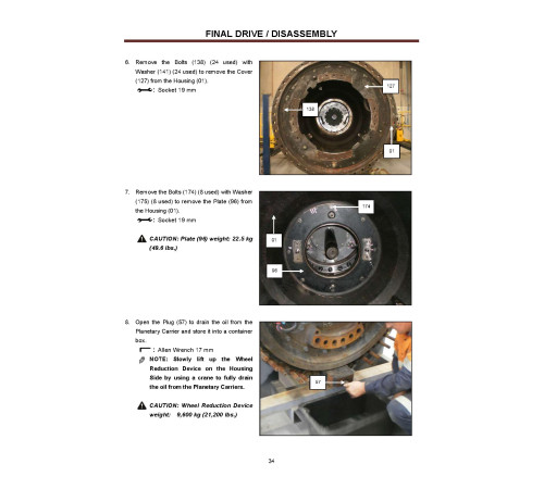 Hitachi EH3500AC-II Rigid Dump Truck set of Service Manuals