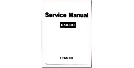 Hitachi EX1000 Crawler Excavator Workshop Manual