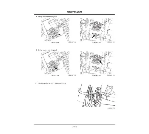 Hitachi Zaxis 245USLC-5N Crawler Excavators (PIN. from HCMDCP6_ _ _0400001) set of Service Manuals download
