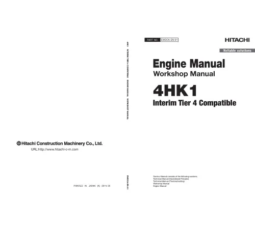 Hitachi Zaxis 210-5N and 210LC-5N Crawler Excavators (PIN. from 1FFDCJ70_ _E330001) set of Service Manuals Hitachi Zaxis 210-5N and 210LC-5N Crawler Excavators (PIN. from 1FFDCJ70_ _E330001) set of Service Manuals