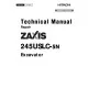 Hitachi Zaxis 245USLC-5N Crawler Excavators (PIN. from HCMDCP6_ _ _0400001) set of Service Manuals download