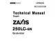Hitachi Zaxis 250LC-6N Crawler Excavator set of Service Manuals